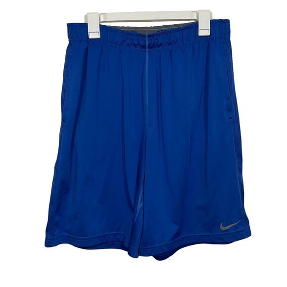 Nike Dri-Fit Blue Activewear Shorts - Picture 1 of 4